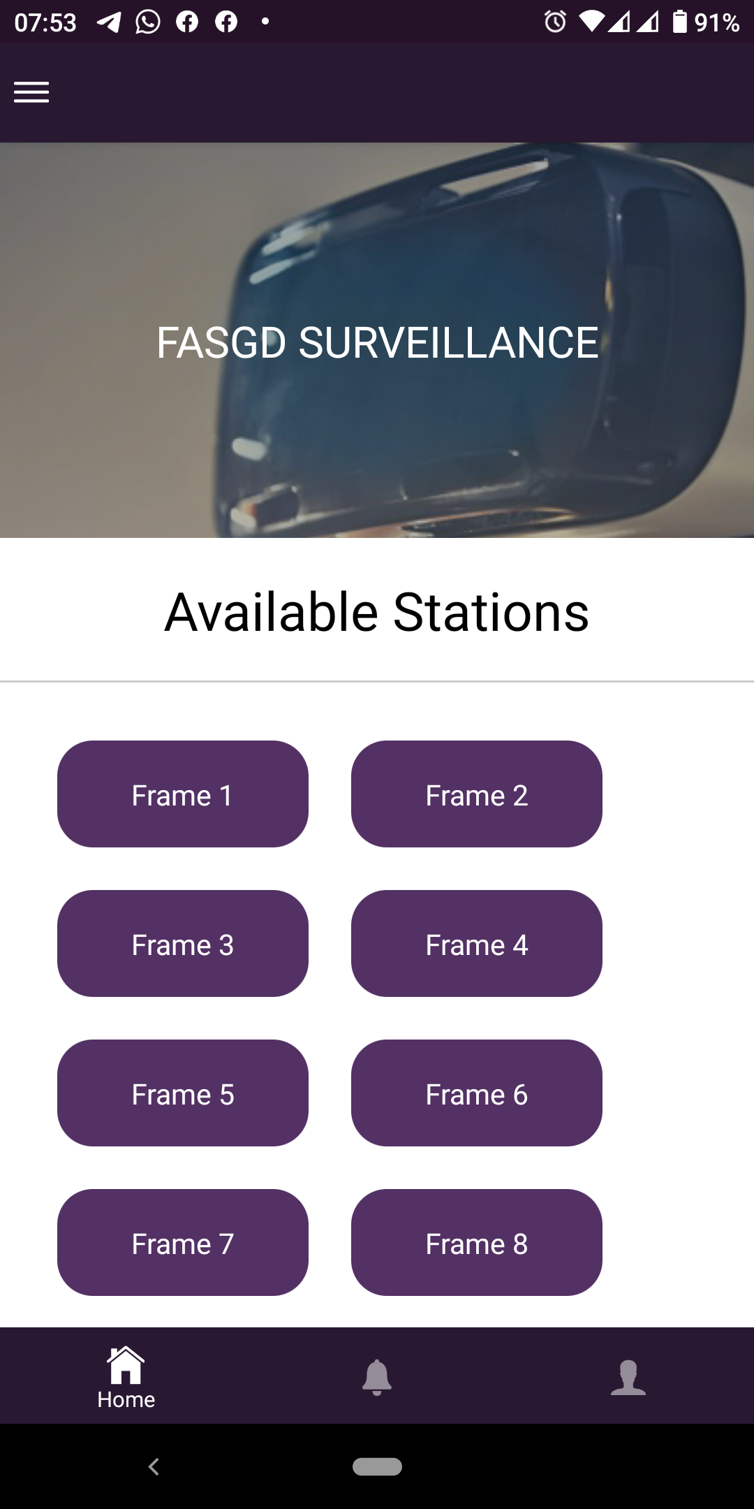 Mobile App Home